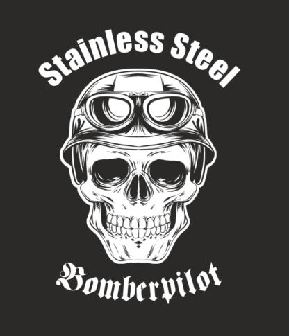 T-Shirt "Bomberpilot" (Stainless Steel) – Bild 2