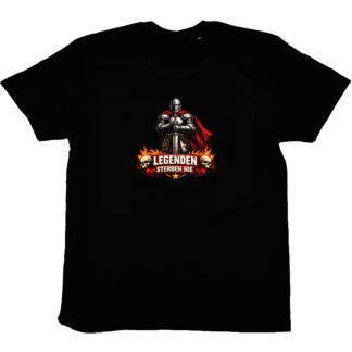 T-Shirt "Legenden sterben nie" (Stainless Steel)